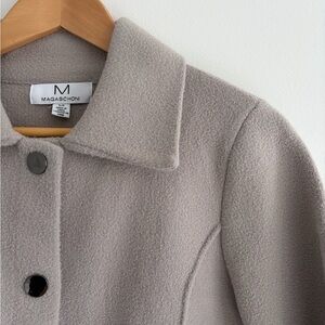 Magaschoni Light Grey Crop Jacket